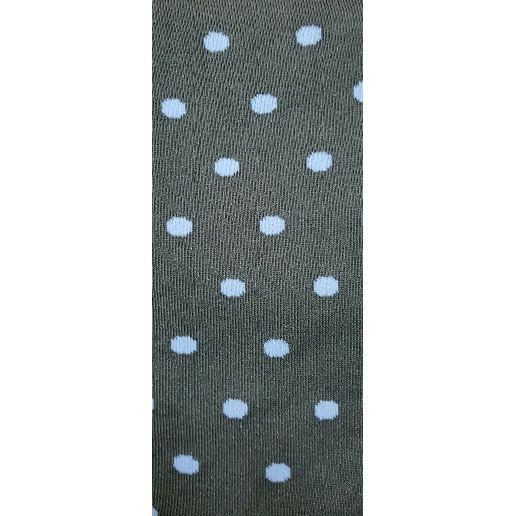 Calze lunghe in caldo cotone fondo blu