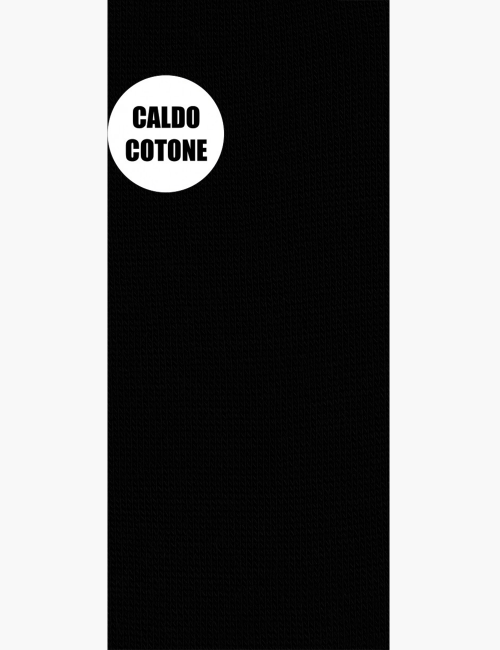Calze lunghe in Caldo Cotone Tinta Unita