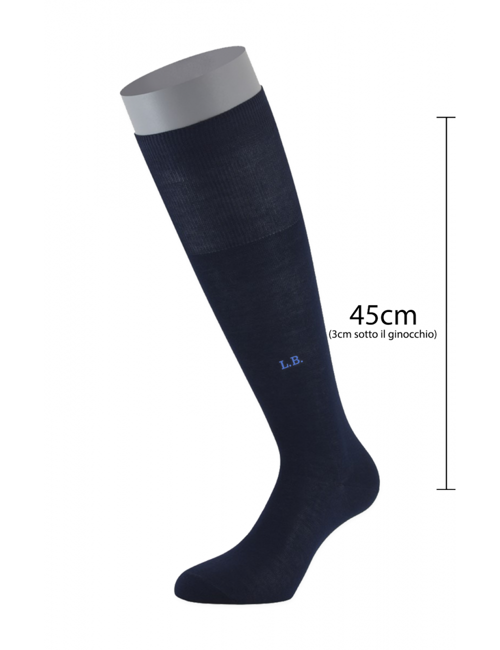 Lunghe con iniziali stampatello - Made In Italy Filo Scozia