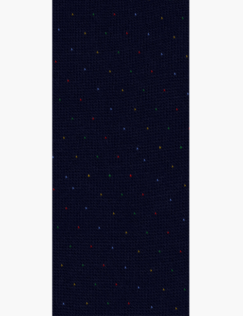 Lunghe fantasia puntini multicolor - Made In Italy Caldo Cotone