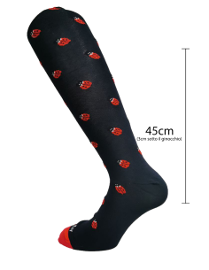 Lunghe con fantasia Coccinella -  Made In Italy Cotone Primaverile 2