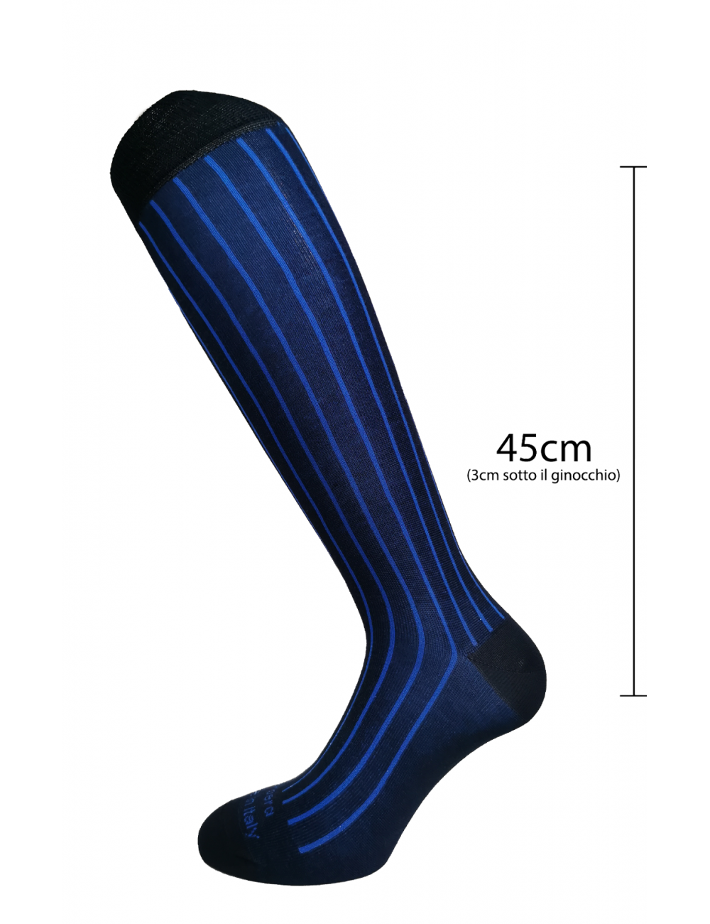 Lunghe fantasia Costine Azzurre - Made In Italy Cotone Primaverile