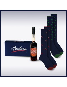 Cofanetto due Paia di Calze Lunghe Personalizzate in Cotone Caldo Fantasia Fortuna