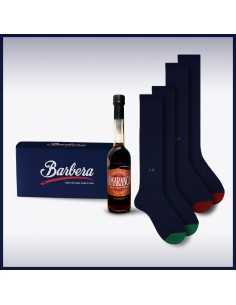 Cofanetto due Paia di Calze Lunghe Personalizzate in Cotone Caldo Fantasia Puntini